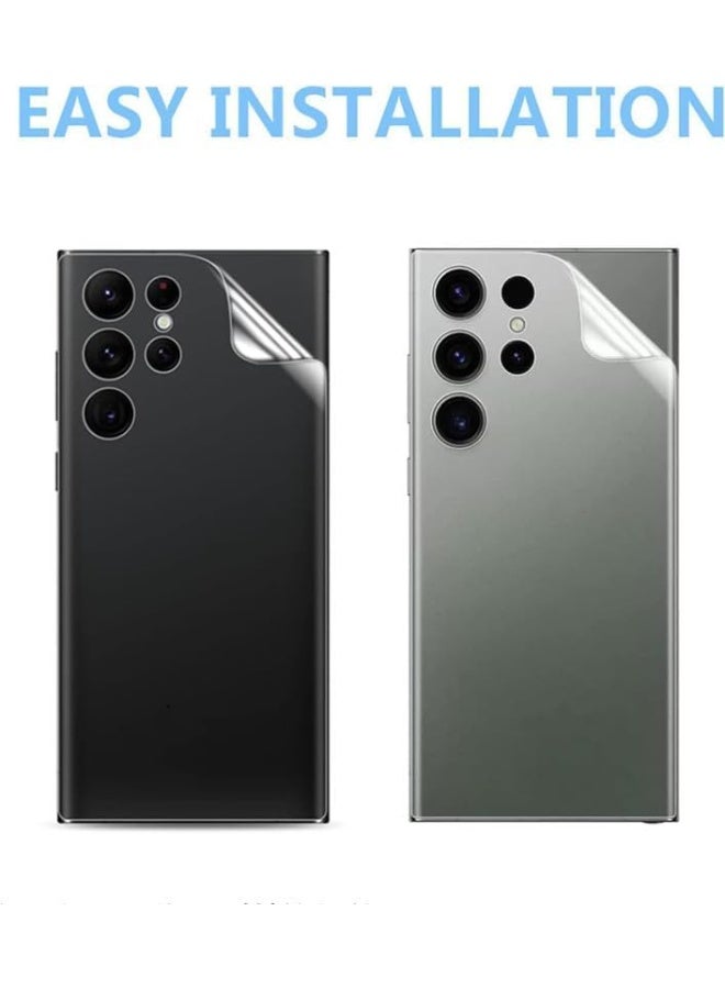 موز MATTE Back Sticker Screen Protector for Samsung Galaxy S23 Ultra, Matte Anti-Fingerprint, Full Side Anti-Scratch, Gelatin Material (Samsung Galaxy S23 Ultra) - Image 3